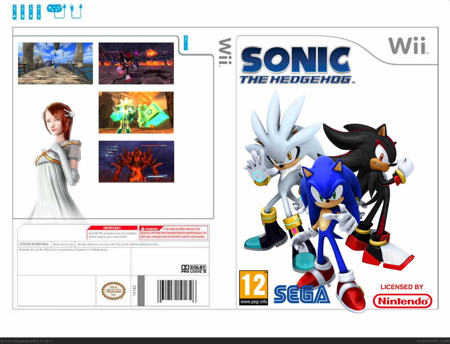 Sonic The Hedgehog (2006) box cover