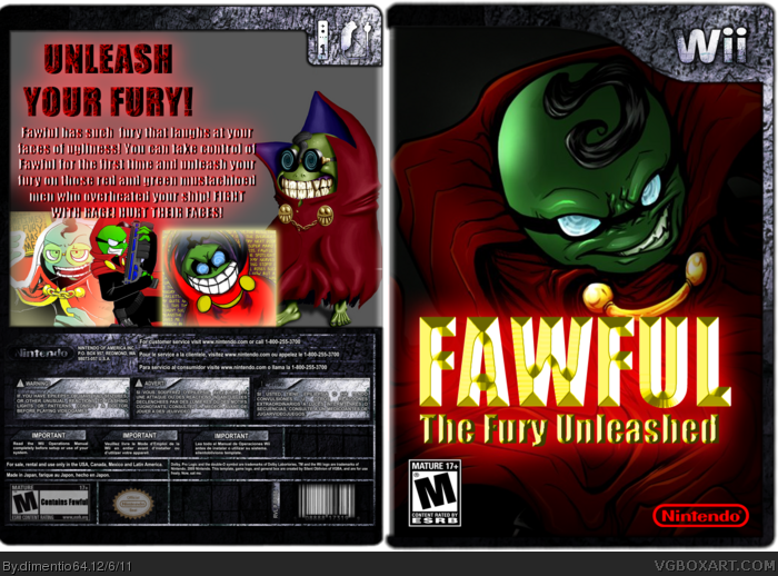 Fawful: The Fury Unleashed box art cover