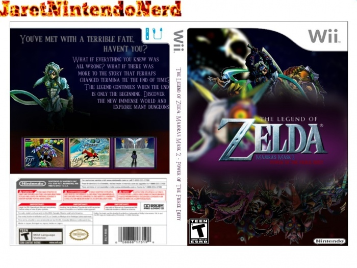 The Legend of Zelda: Majora's Mask 2 box art cover