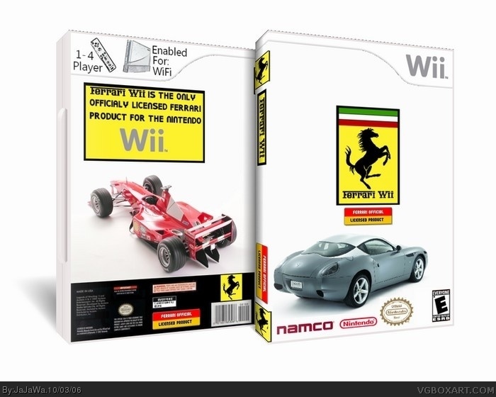 Ferrari box art cover