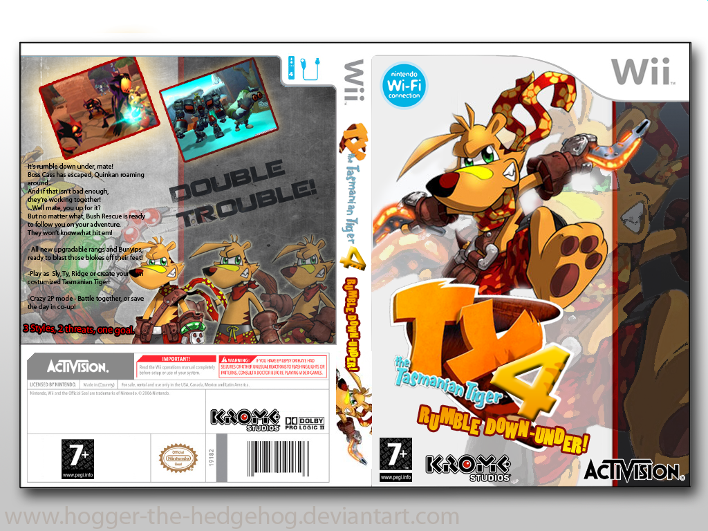 TY the Tasmanian Tiger 4: Rumble Down Under! box cover