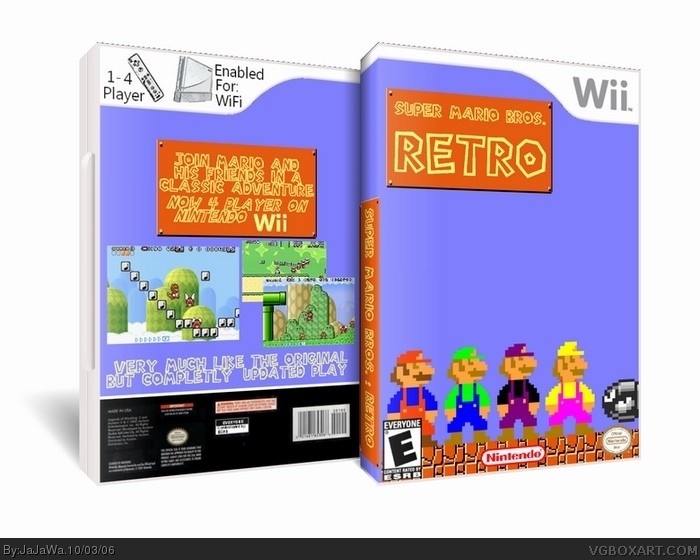 Super Mario Retro box art cover