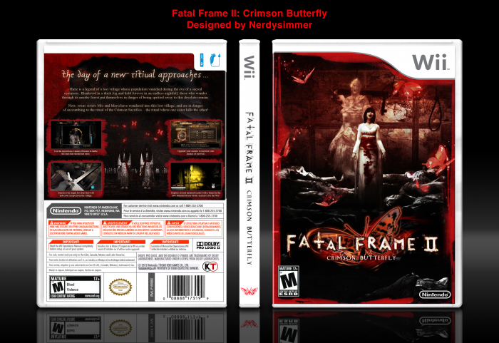 Fatal Frame II: Crimson Butterfly box art cover