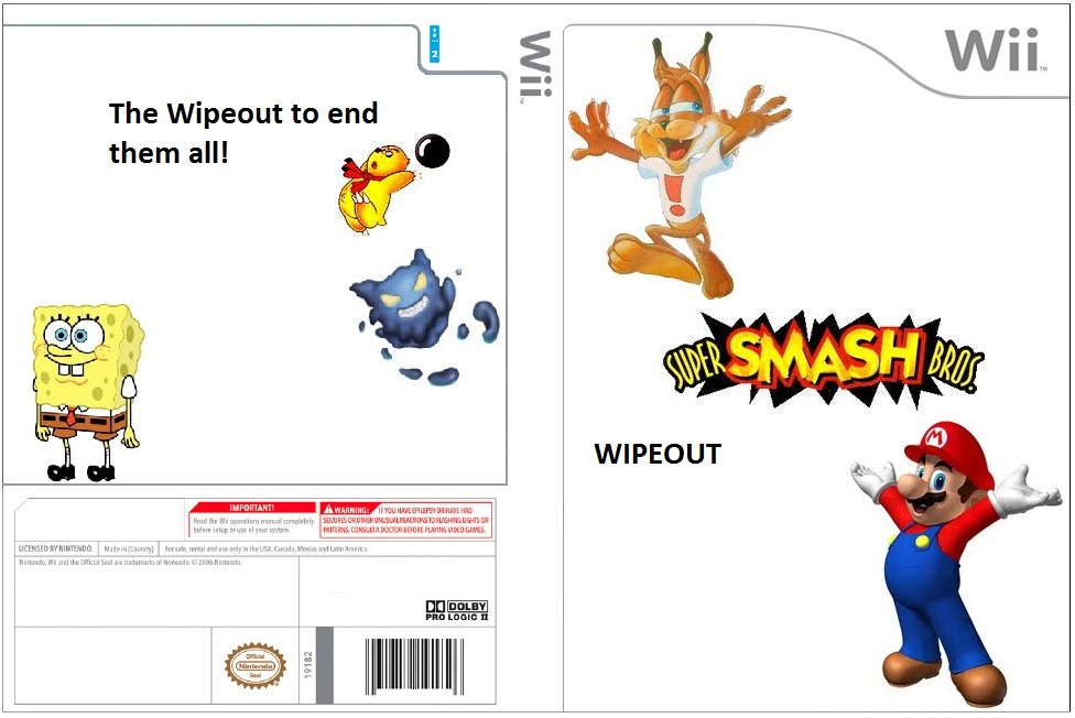 Super Smash Bros. Wipeout box cover