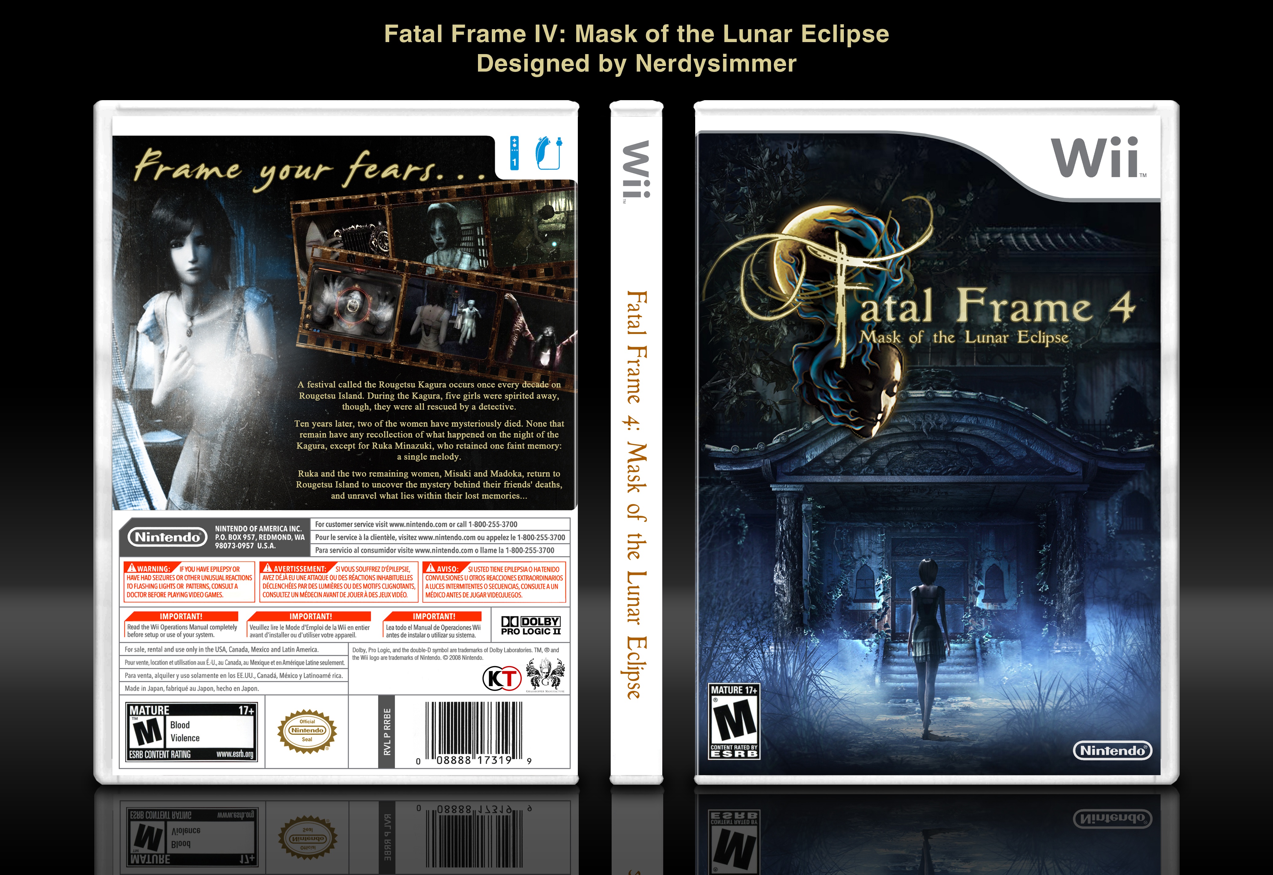 Fatal Frame Mask of the Lunar Eclipse dolphin