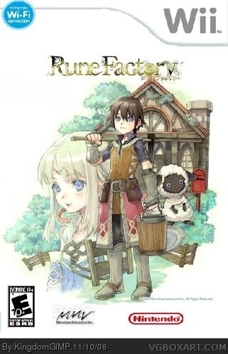 Rune Factory box cover