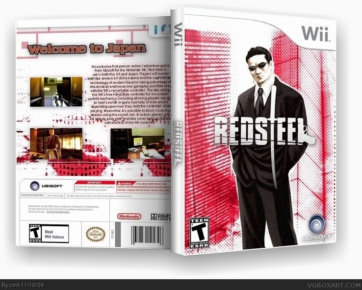 Red Steel box cover