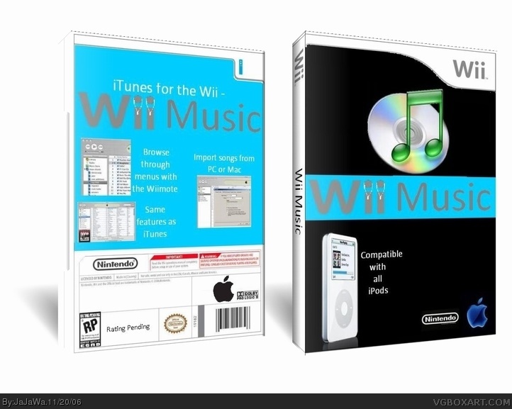 Wii Music box cover