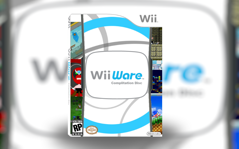 WiiWare Compilation Disc box cover