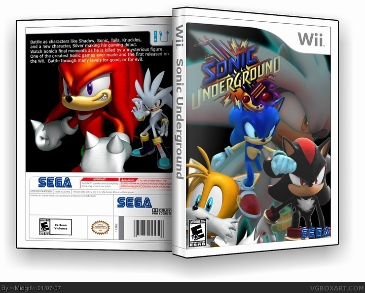 Sonic Underground box cover