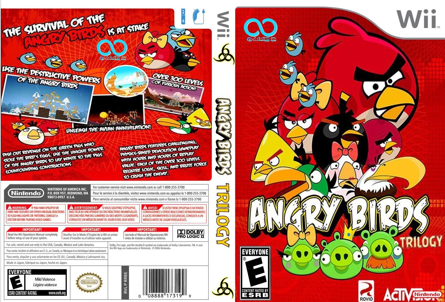Angry Birds Trilogy box cover
