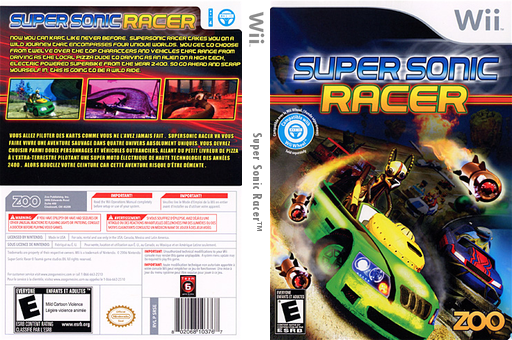 Super Sonic Racer box cover