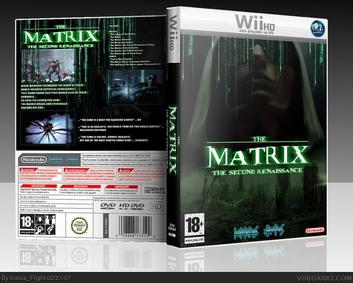 The Matrix: The 2nd Renaissance (Wii/WiiHD) box art cover