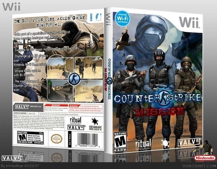 Counter Strike Mission box art cover