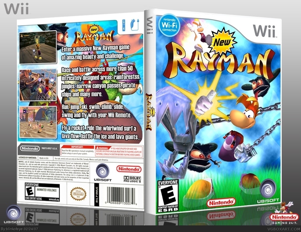 New Rayman box cover