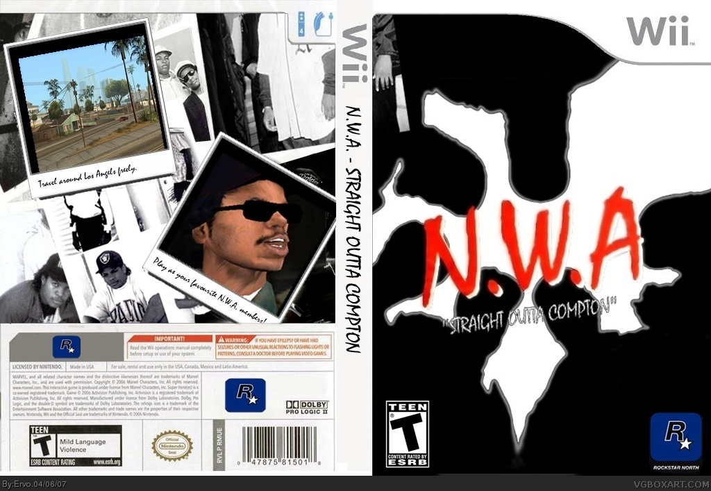 N.W.A. - Staright Outta Compton box cover