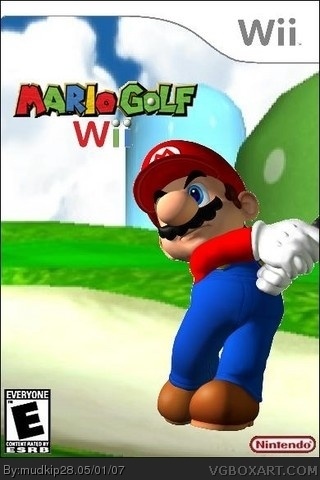 Mario Golf Wii box cover