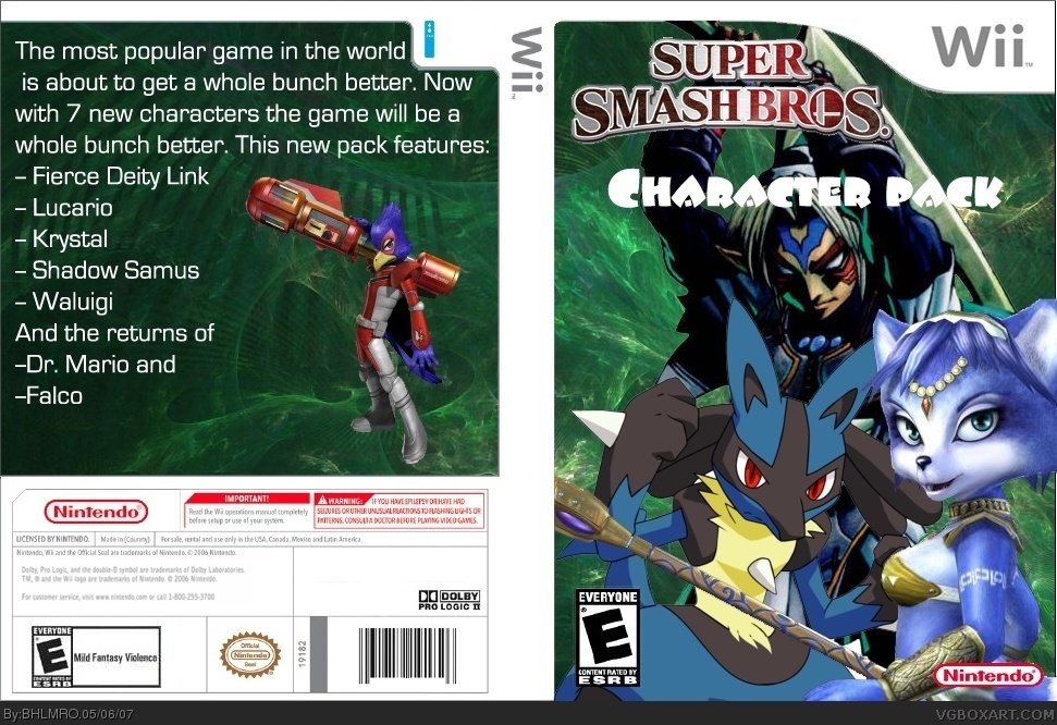 Super Smash Bros. Character Pack box cover