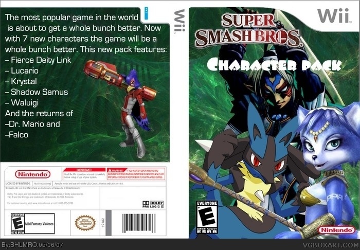 Super Smash Bros. Character Pack box art cover