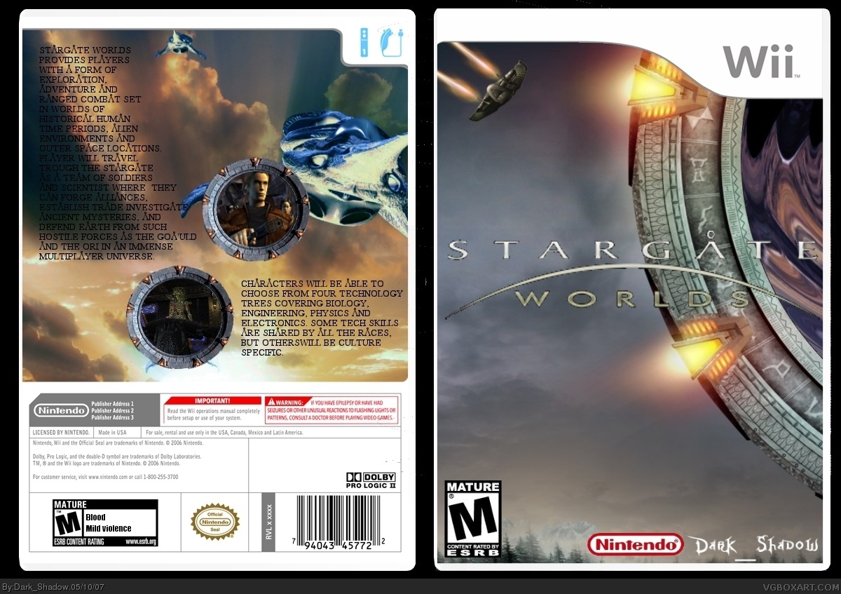 Stargate Worlds box cover