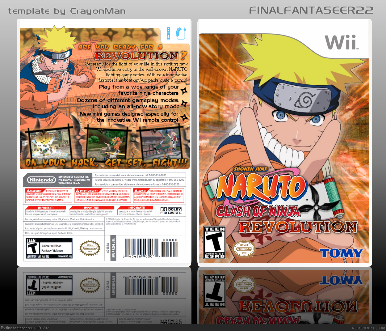 Naruto: Clash of Ninja Revolution box cover
