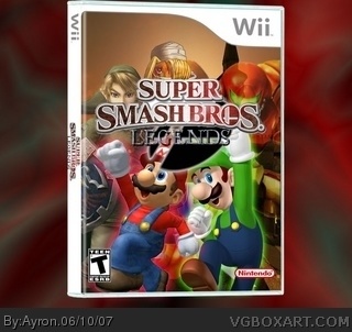 Super Smash Bros Legends box art cover