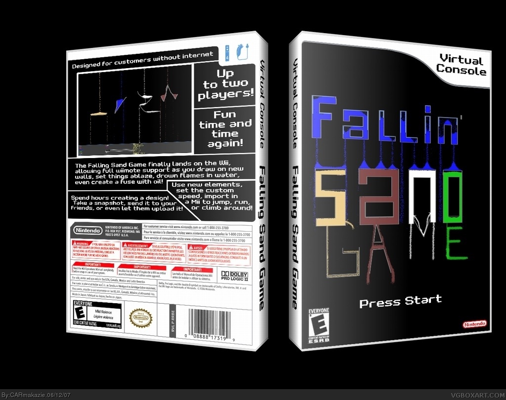 Falling Sand Game box cover