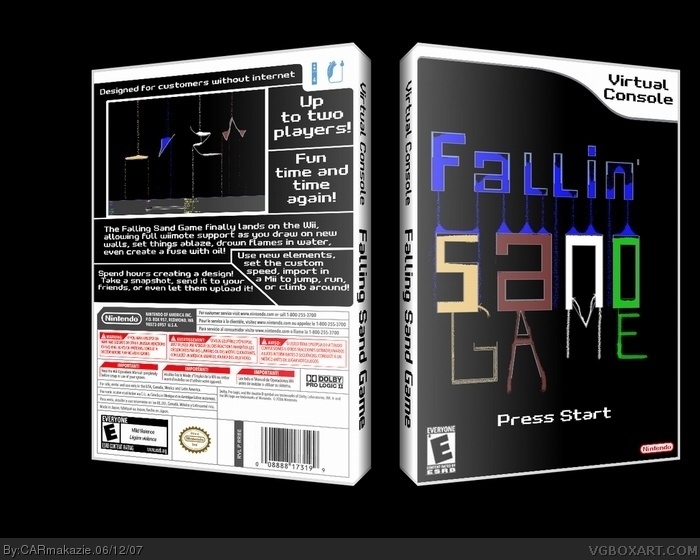 Falling Sand Game box art cover