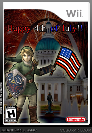 Happy 4th of July box cover