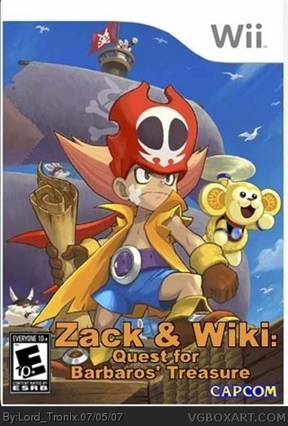 Zack and Wiki box cover