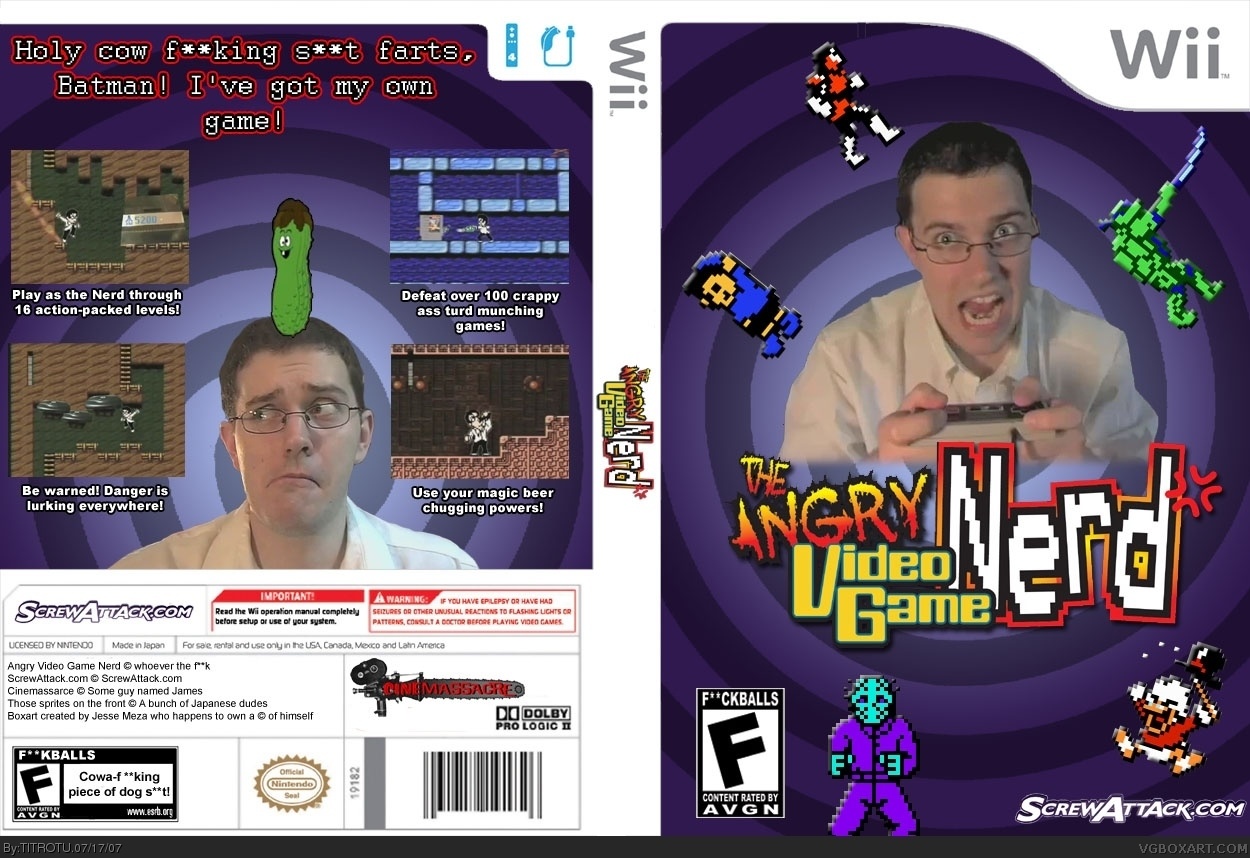 The Angry Video Game Nerd box cover