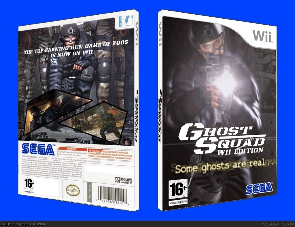 Ghost Squad: Wii Edition box cover