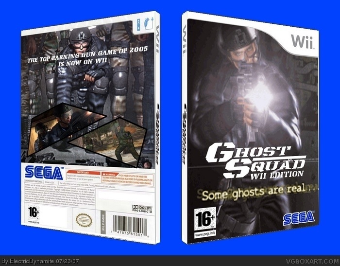 Ghost Squad: Wii Edition box art cover