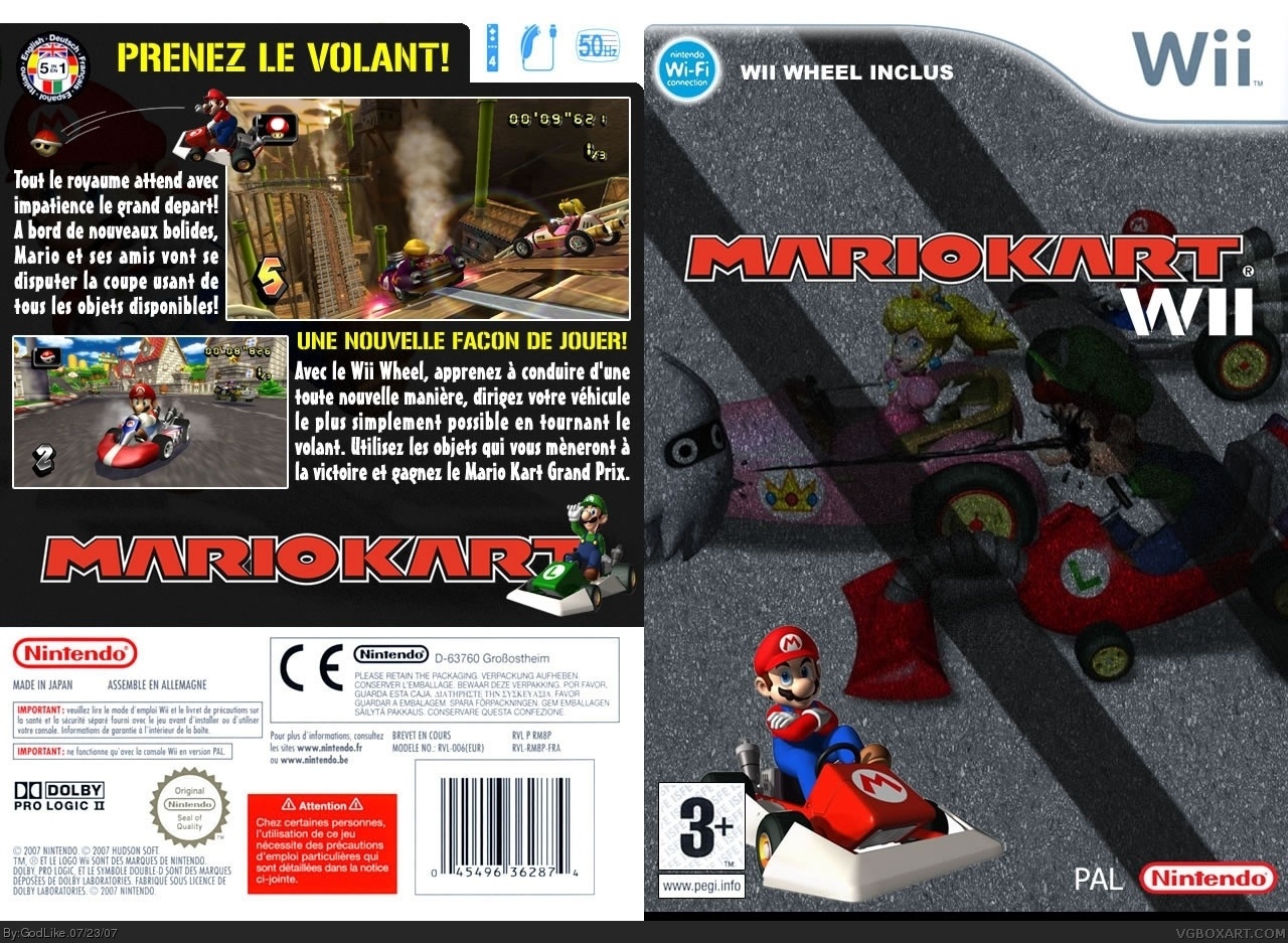 Mario Kart Wii box cover