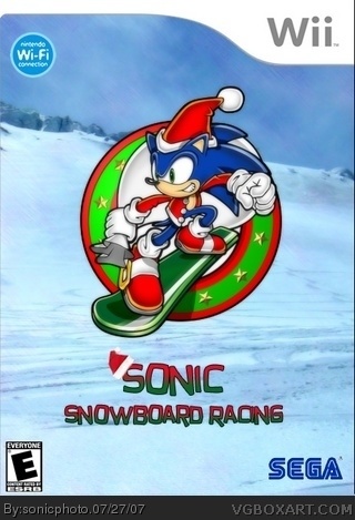 Sonic Snowboarding box cover