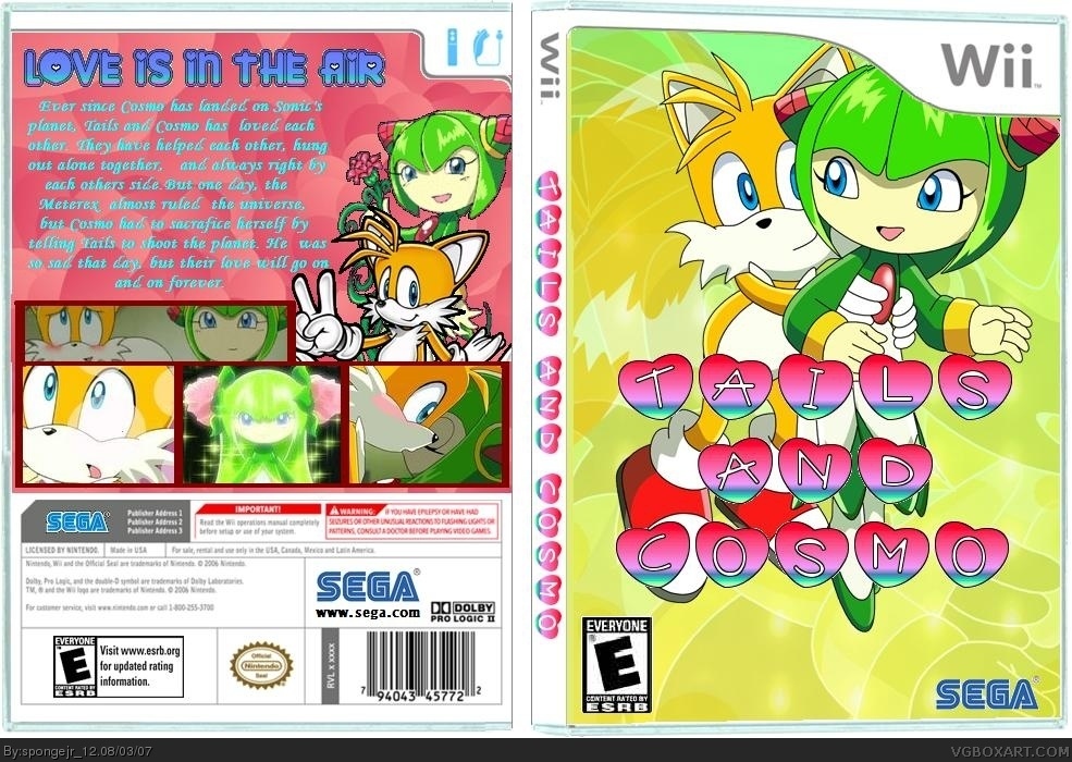 Tails and Cosmo box cover