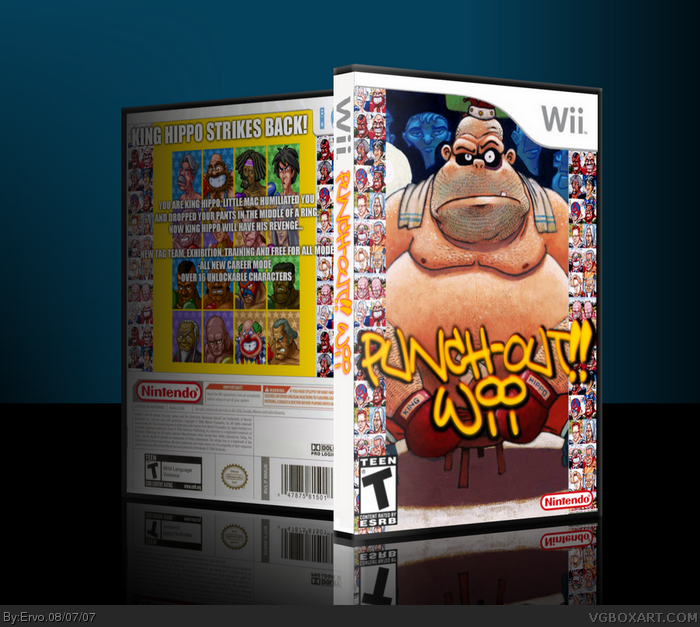 Punch-Out Wii box art cover