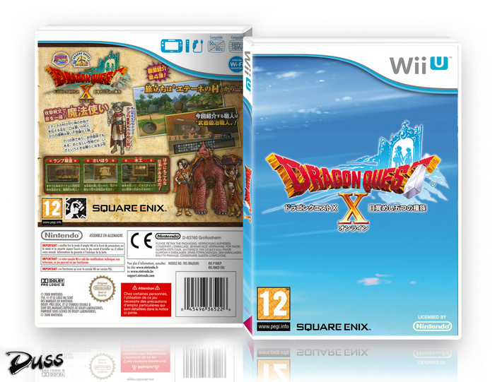 Dragon Quest X box art cover