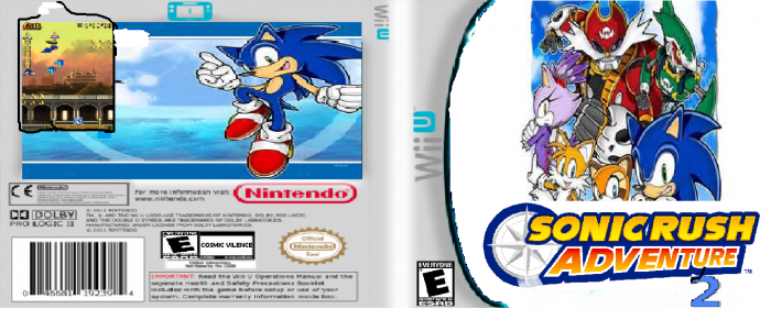 Sonic Rush Adventure 2 box art cover