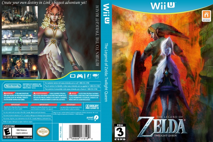 The Legend of Zelda: Twilight Queen box art cover