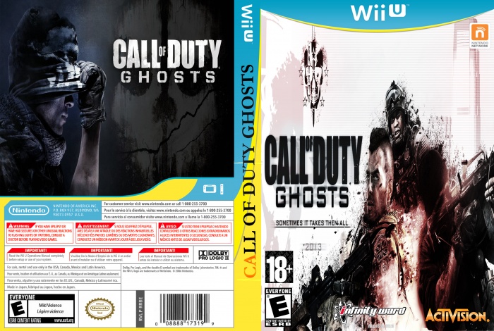 CALL OF DUTY GHOSTS NEW EDIT box art cover