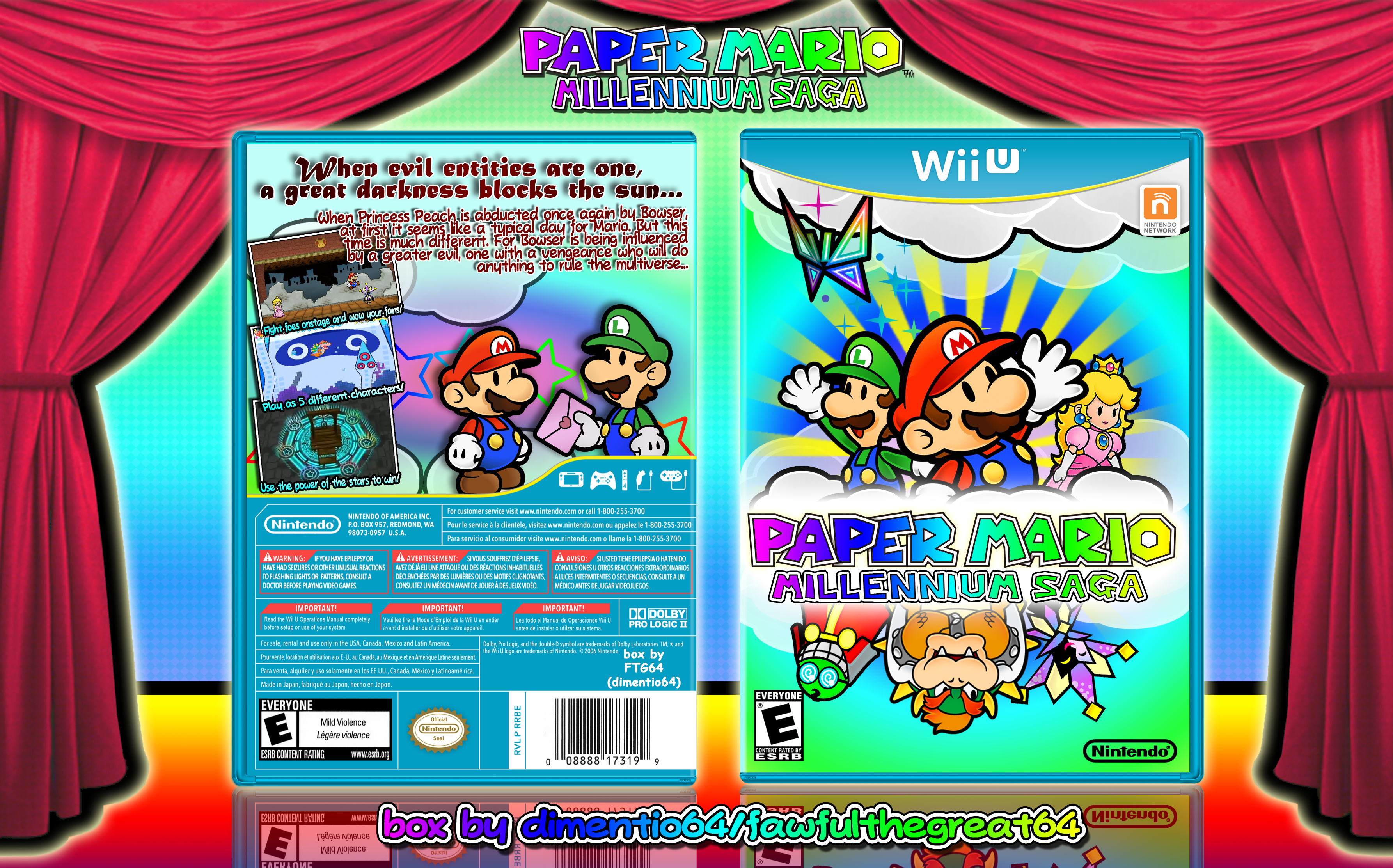 Paper Mario: Millennium Saga box cover