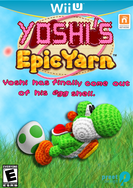 Yoshi's Epic Yarn box art cover