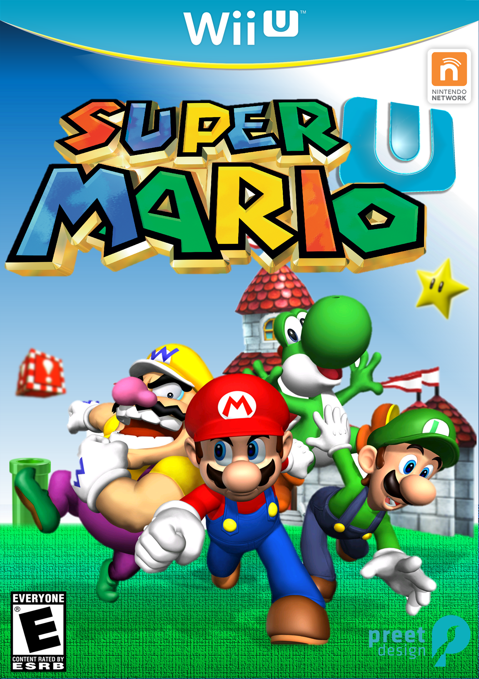 Super Mario 64 U box cover