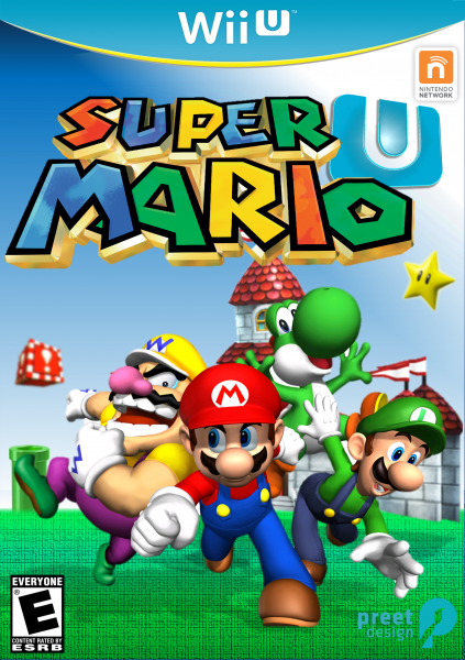 Super Mario 64 U box art cover