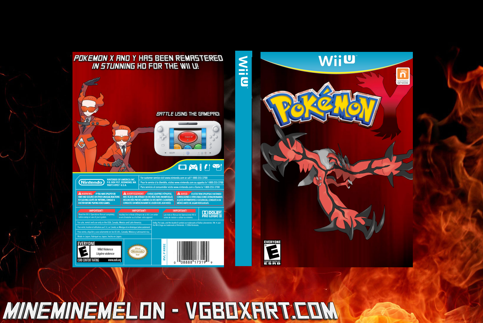 Pokemon Y box cover