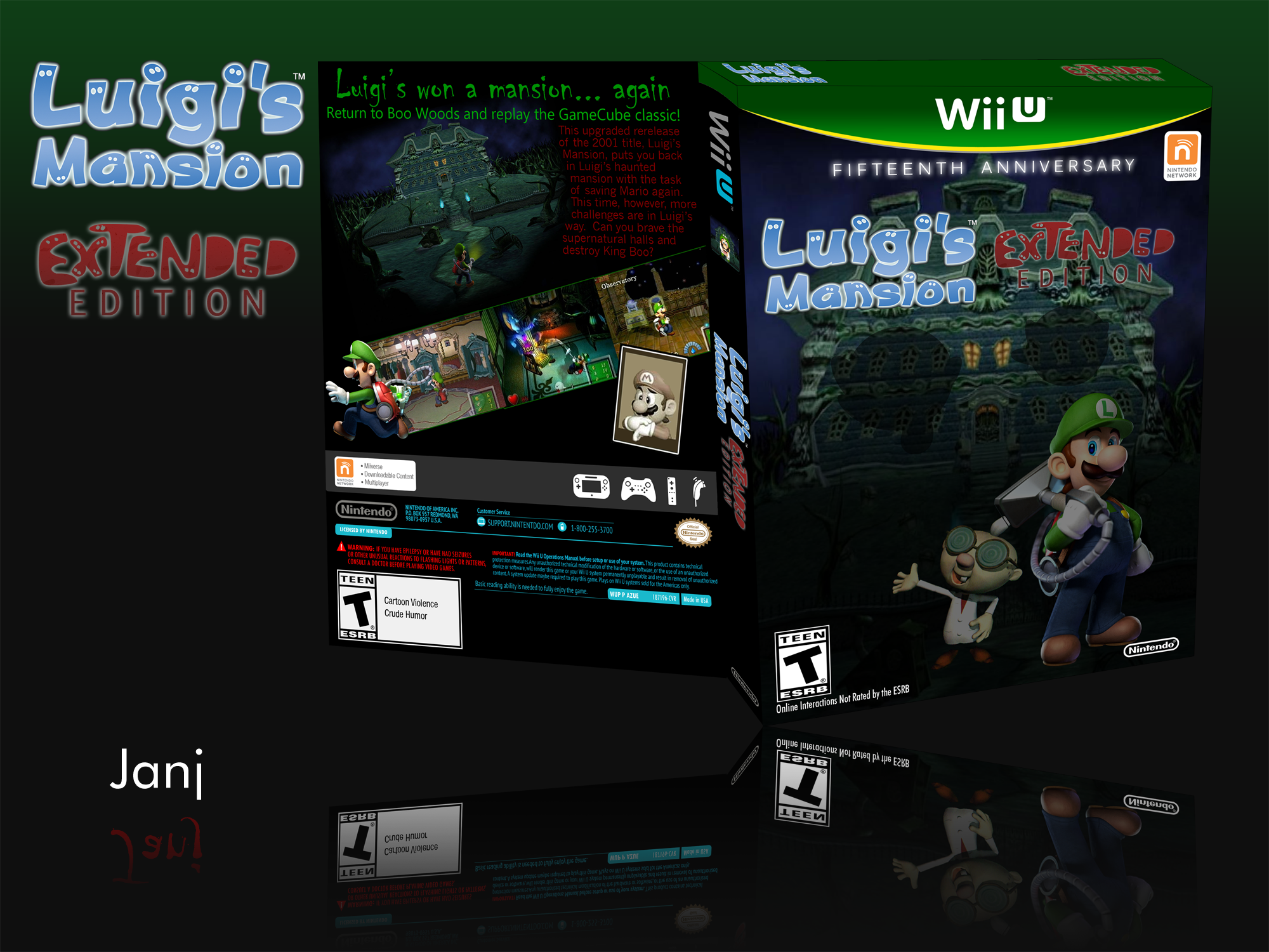 Luigi's Mansion: Extended Edition box cover