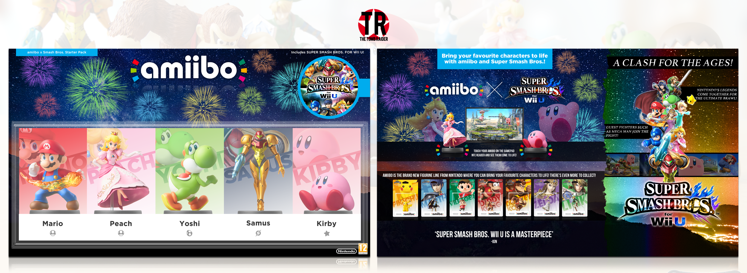 amiibo x Super Smash Bros. for Wii U box cover