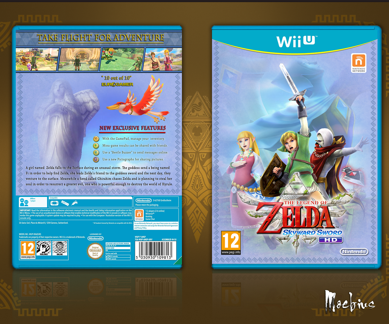 The Legend of Zelda: Skyward Sword HD box cover
