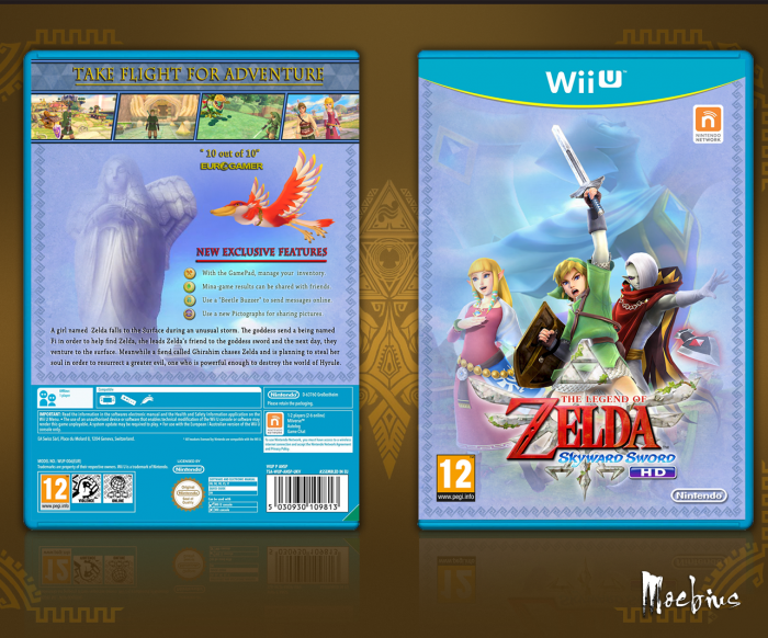 The Legend of Zelda: Skyward Sword HD box art cover
